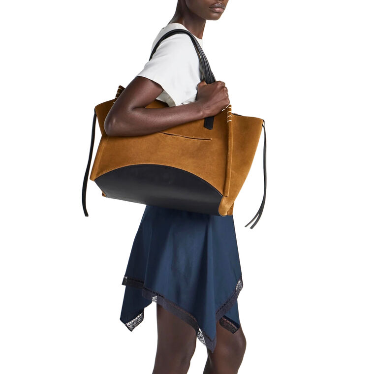 Elongated Loafer Cabas Bag image number null