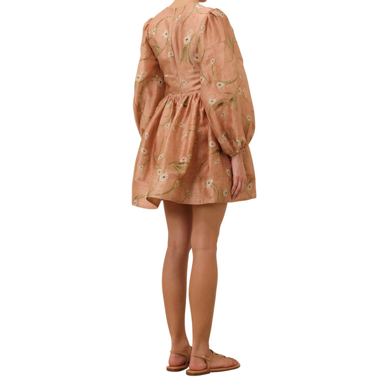 Illuminate Drawn Long Sleeve Mini Dress image number null