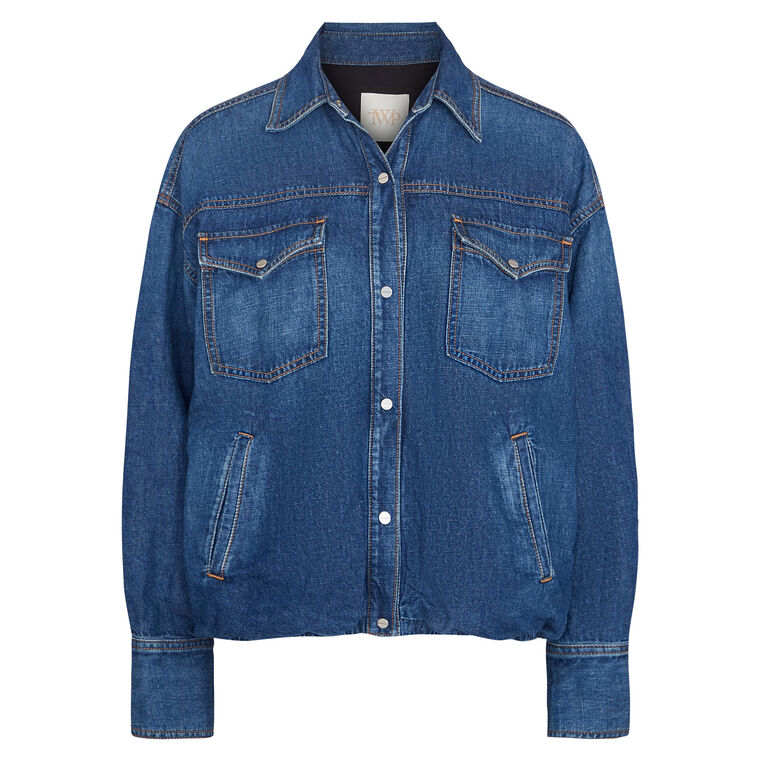 Denim Bubble Jacket image number null