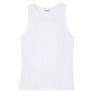 Cotton Rib Racerback Tank Top