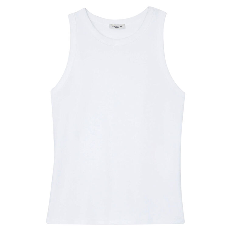 Cotton Rib Racerback Tank Top image number null