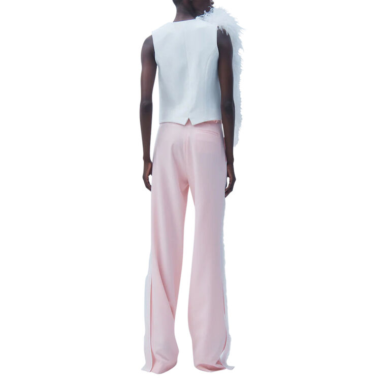 Harry Pants With Lace Tuxedo Stripe image number null