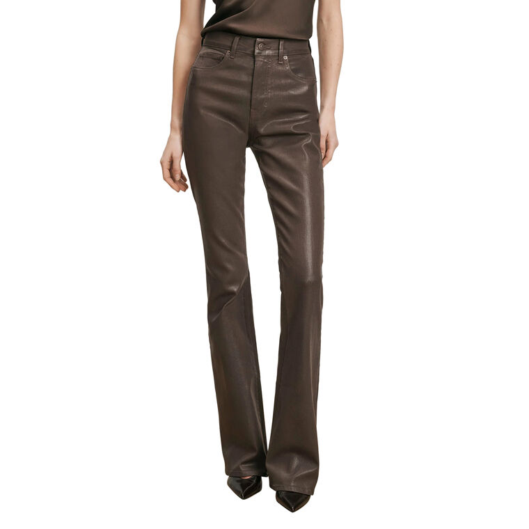 Beverly Coated Skinny Flare Jean image number null