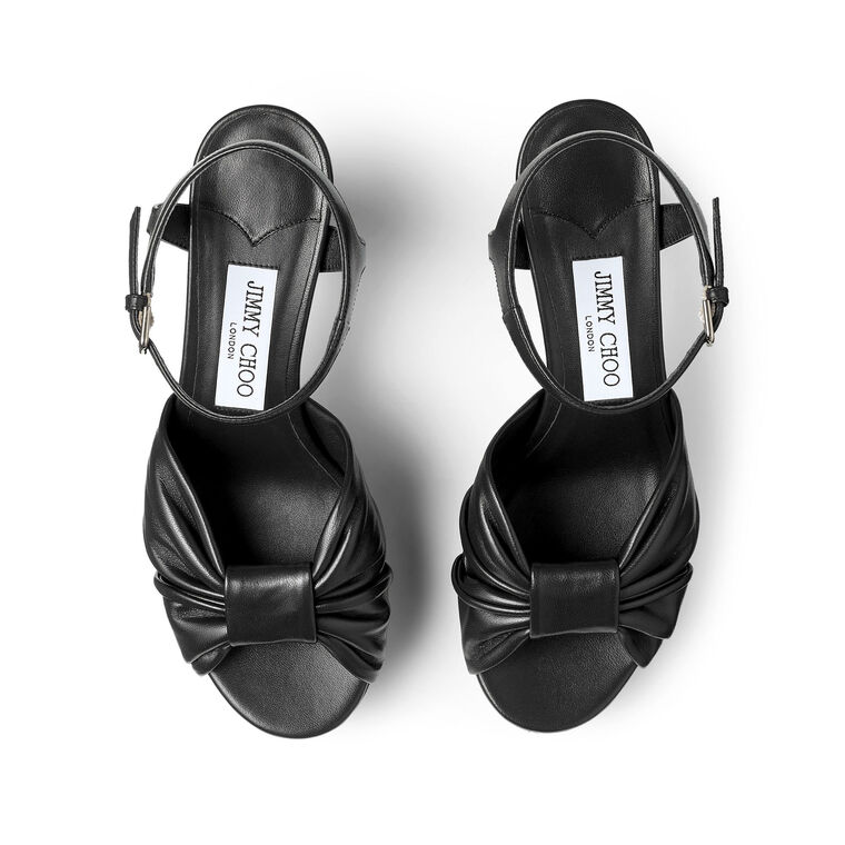 Heloise 80mm Nappa Leather Platform Sandal image number null