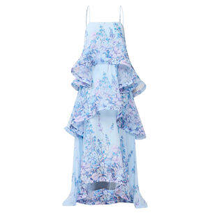 Armani Sleeveless Tiered Maxi Dress