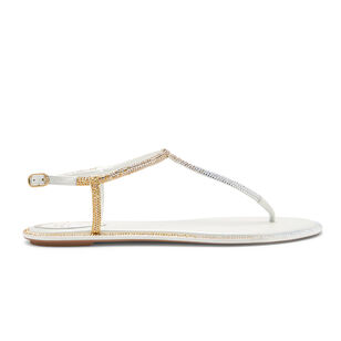 Diana Crystal-Embellished Thong Sandal