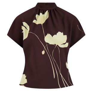 Floral Printed Crepe Top