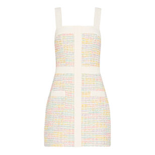 Archie Sleeveless Tweed Mini Dress