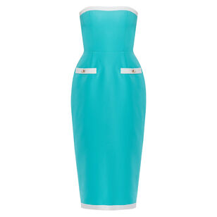 Strapless Martini Midi Dress