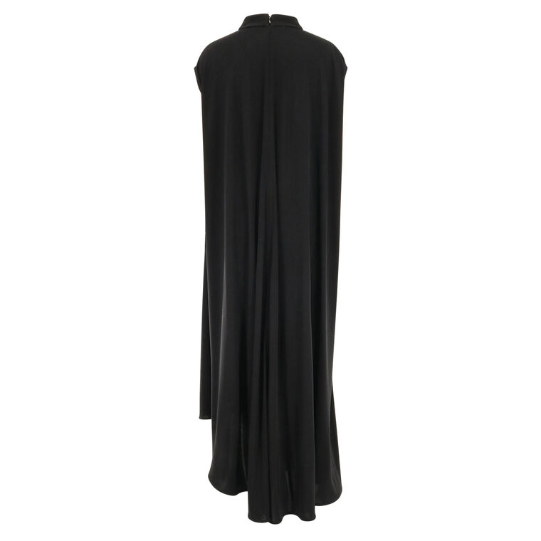 Sleeveless Matte Crepe Viscose Jersey Midi Dress image number null