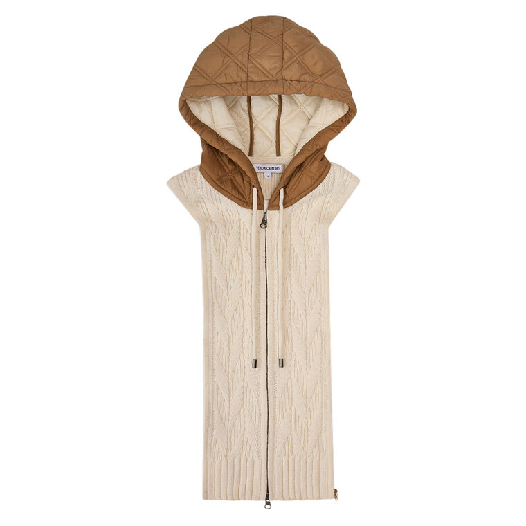 Orine Quilted Hoodie Dickey image number null
