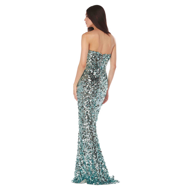 Farah Strapless Gown image number null