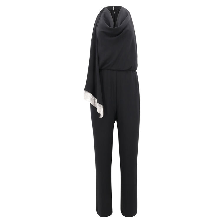 Momo Fringe-Trim Jumpsuit image number null
