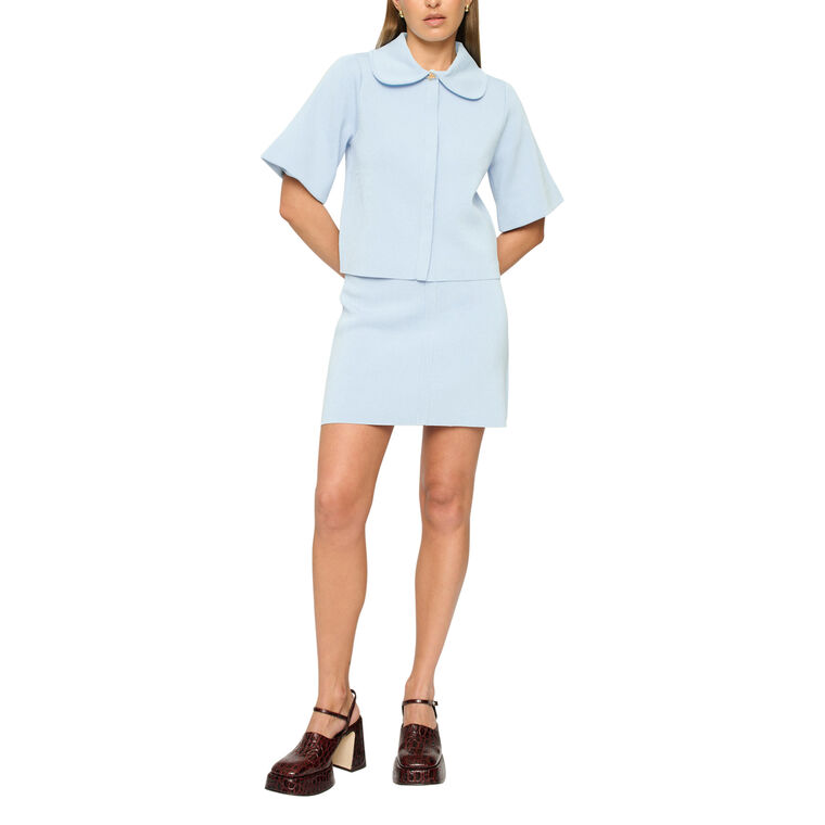 Livia Knit Mini Skirt image number null