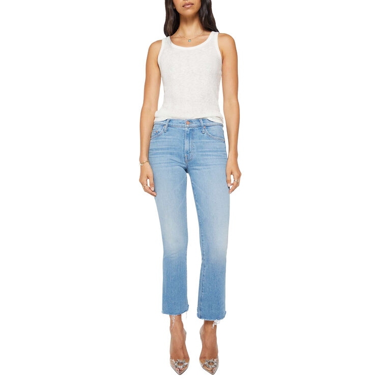 The Outsider Flood Fray Mid-Rise Bootcut Jean image number null
