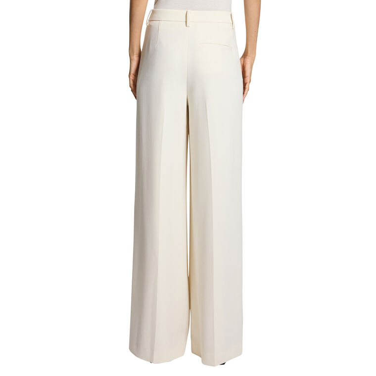 High Rise Pleated Wide Leg Trousers image number null