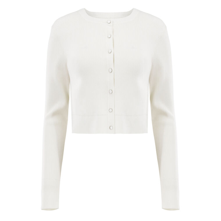 Zoe Classic Cropped Cardigan  image number null