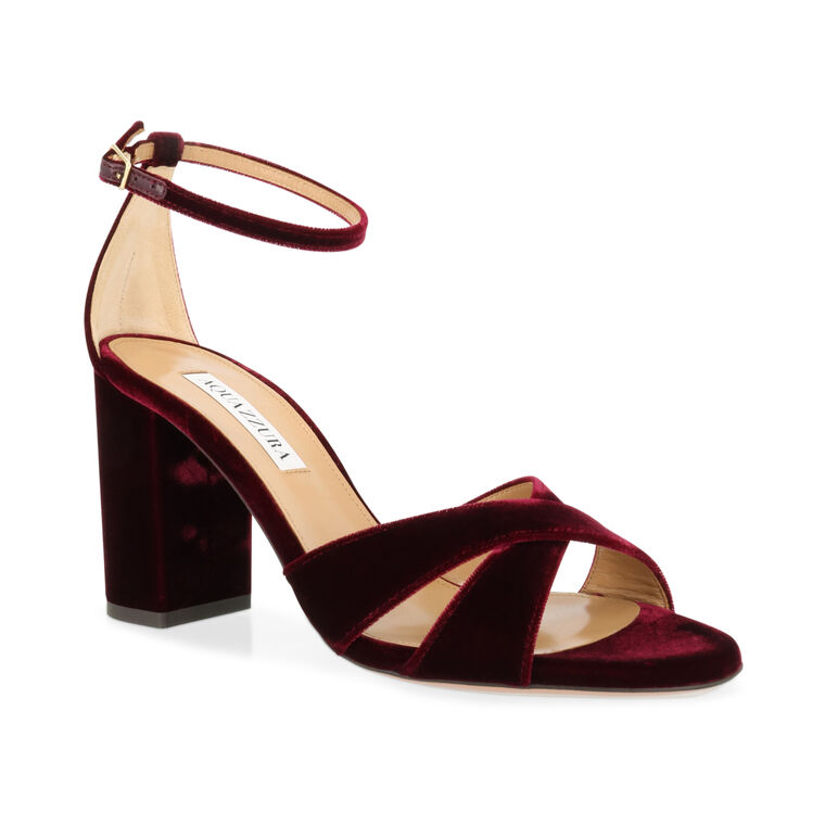 Divine 85mm Velvet Sandal image number null