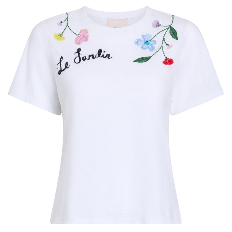 Le Jardin Short Sleeve Shrunken Tee image number null
