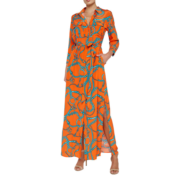 Cameron Silk Shirt Dress image number null