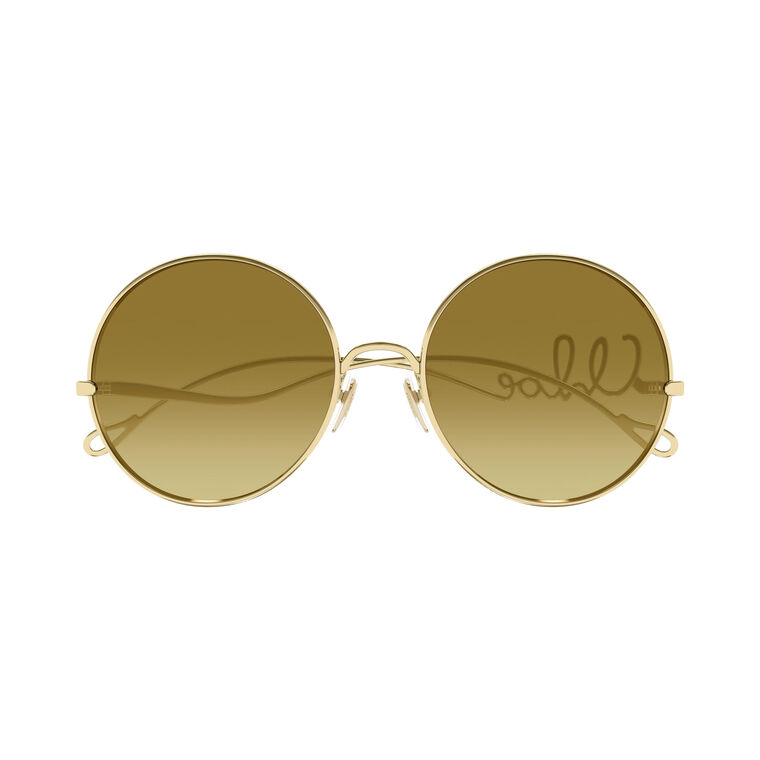 Round Metallic Sunglasses image number null