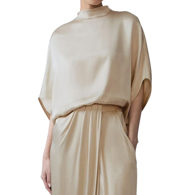 Satin Cape Tee image number null
