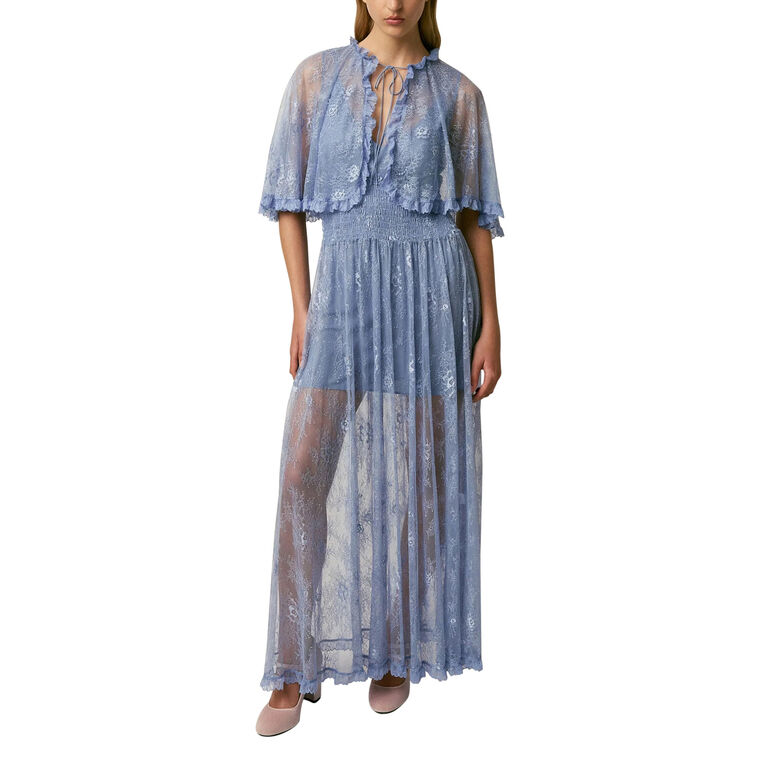 Tissy Lace Short Sleeve Gown image number null