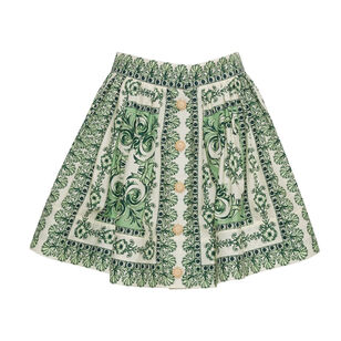 Betty Button-Detail Mini Skirt