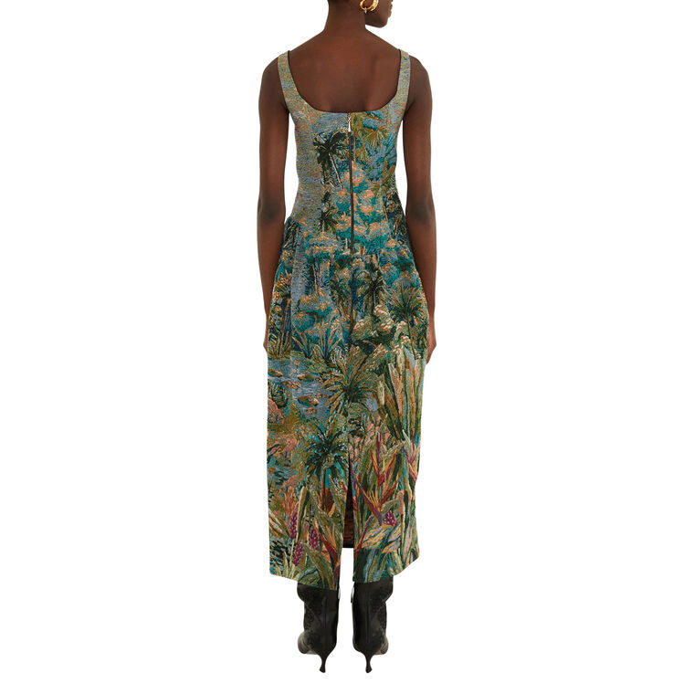Petricor Sleeveless Maxi Dress image number null