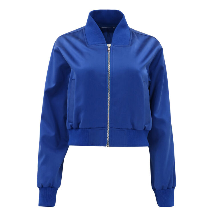 Cala Shruken Silk Bomber Jacket image number null