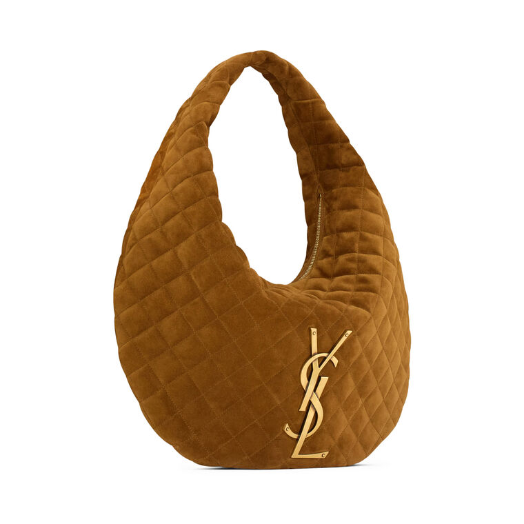 Icare Hobo In Quilted Suede image number null