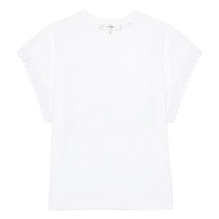 The Crochet Trim Muscle Tee