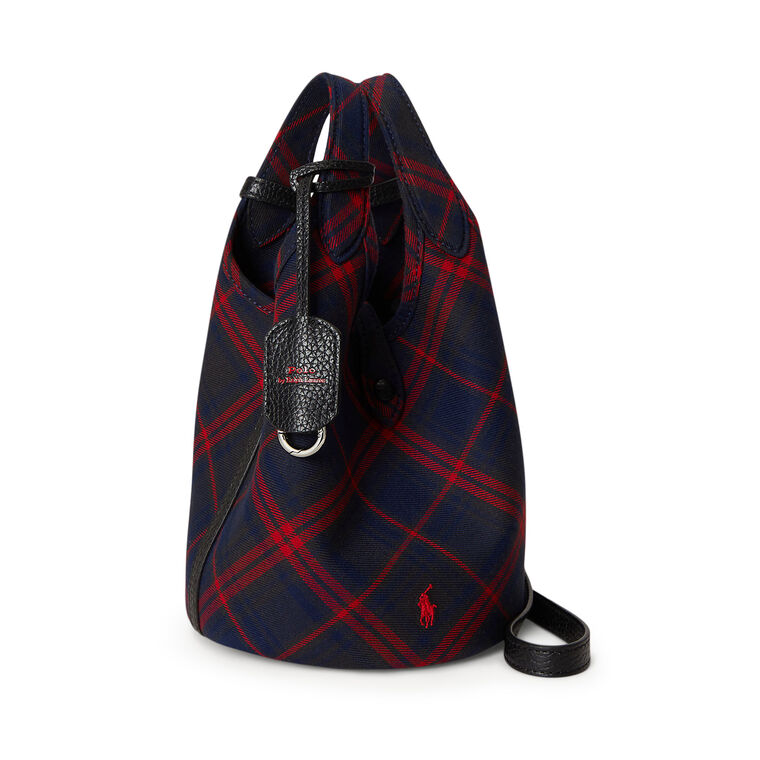 Small Plaid Tote Bag image number null