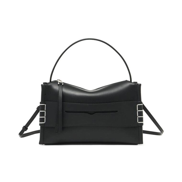 Loafer Leather Shoulder Bag image number null