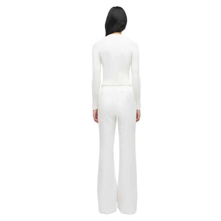 Ailany Long Sleeve Shrunken Rib Knit Cardigan image number null