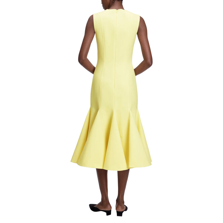 Seema Sleeveless Summer Wool Midi Dress image number null