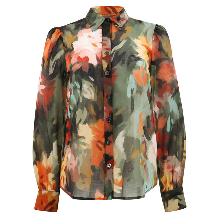 Colette Blouse Autumn Floral image number null