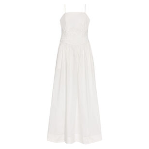 Lou Sleeveless Crochet Detail Maxi Dress