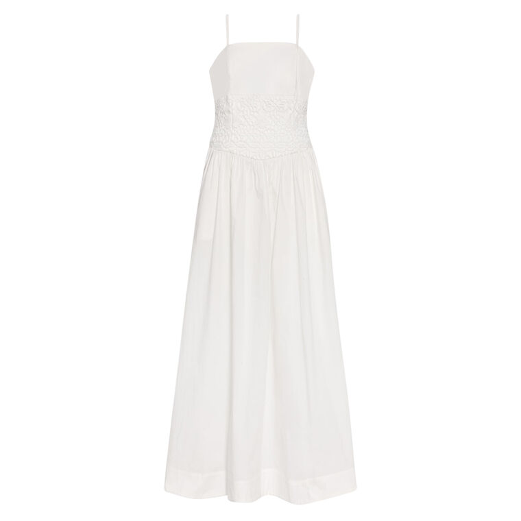 Lou Sleeveless Crochet Detail Maxi Dress image number null
