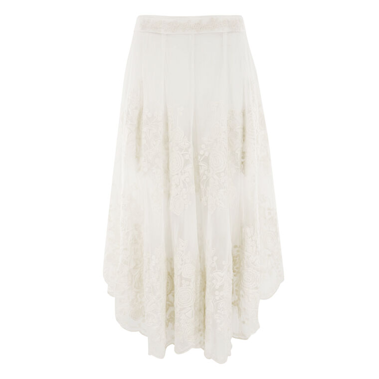 Arielle Lace Flared Pants image number null