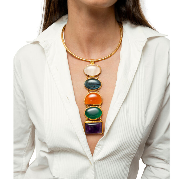 Torque Pendant Necklace image number null