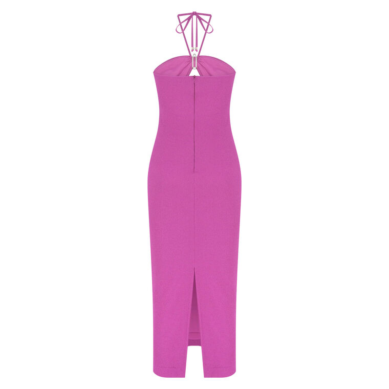 Hilda Knit Front Cutout Midi Dress image number null