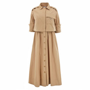 Janine Poplin Trench Dress