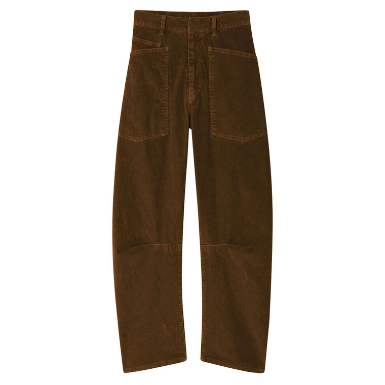 Shon Corduroy Cropped Pant image number null