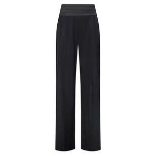 Minerva High-Rise Cummerbund Wide-Leg Trouser