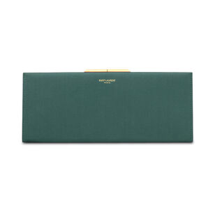 Midnight Small Clutch in Satin