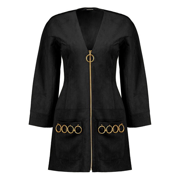 Anesa Flared Sleeve Mini Dress image number null