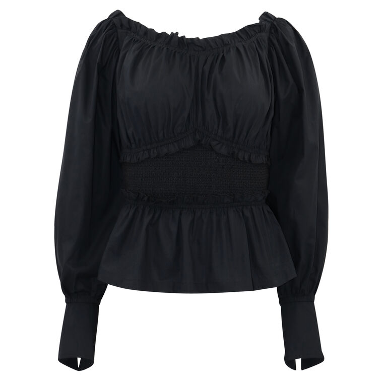 Shirred Bodice Blouse image number null