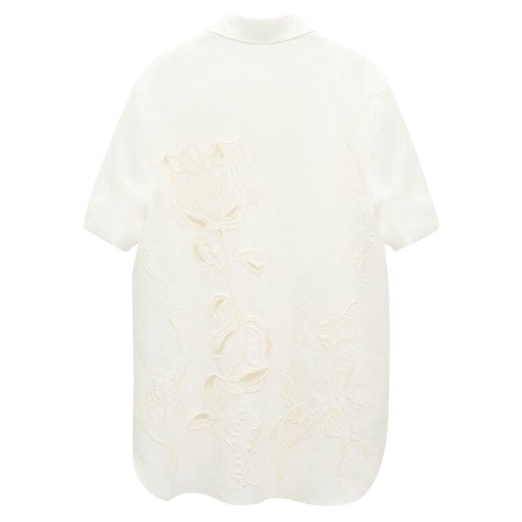 Embroidered Beauty Short Sleeve Blouse image number null