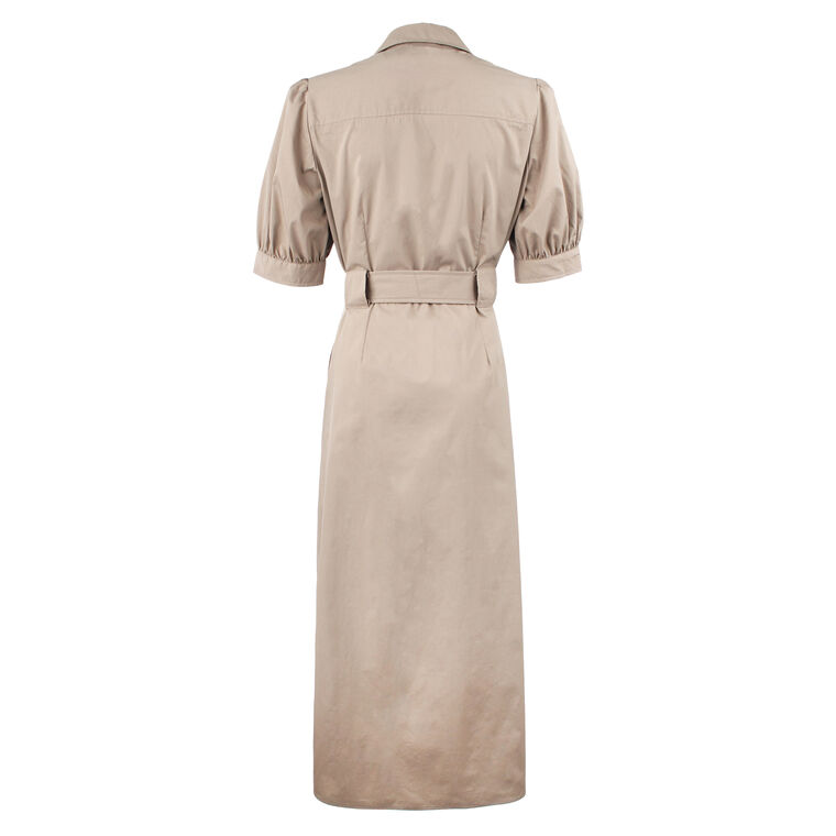 Harper Short Sleeve Long Weathercloth Dress image number null